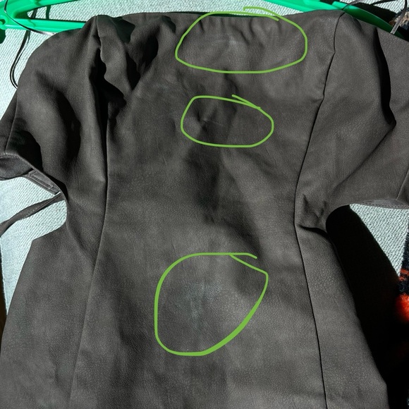 NWT Windsor Iconic Allure Faux Leather Strapless Bodycon Mini Dress - Picture 6 of 6